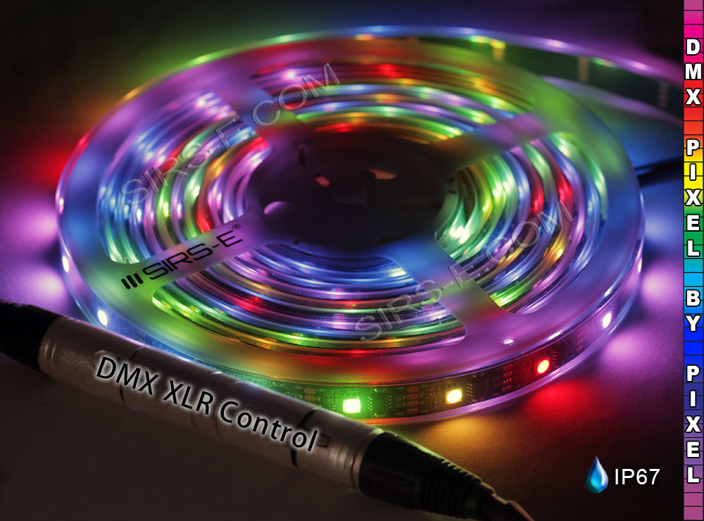 DMX LED Strip 34 Pixel/m RGB SIRSE PixelDMX Controlled