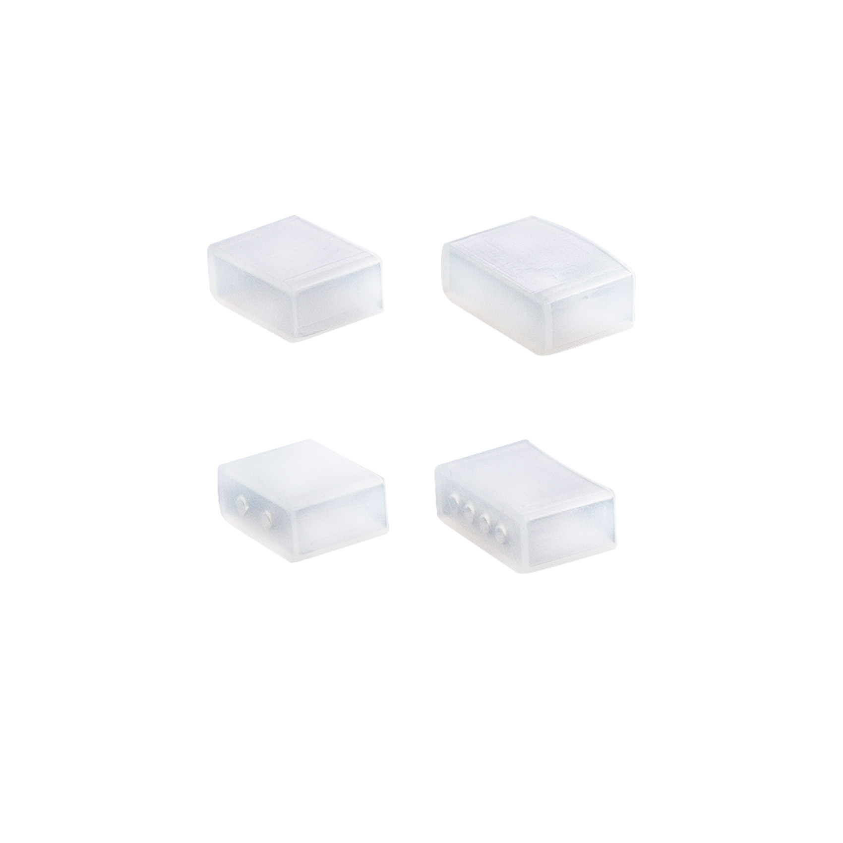Clear LED Strip End Caps for Waterproof LED Strips