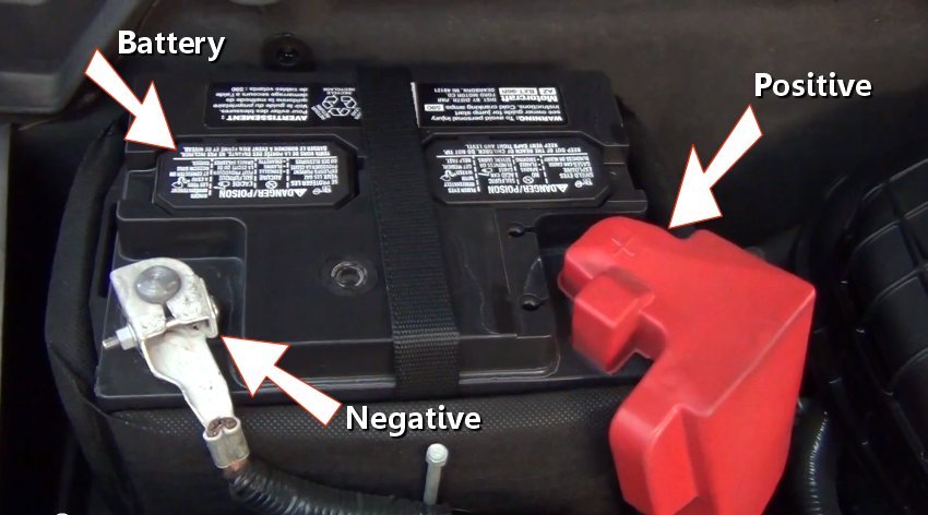 Negative battery terminal