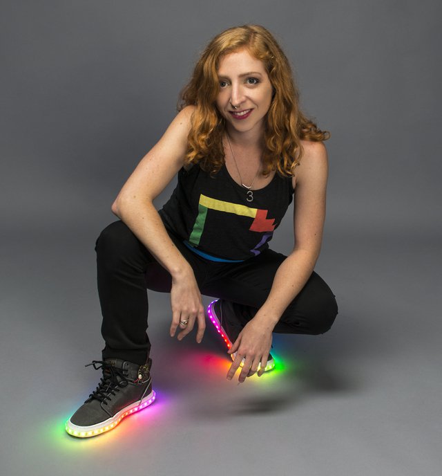 LED lights sneakers