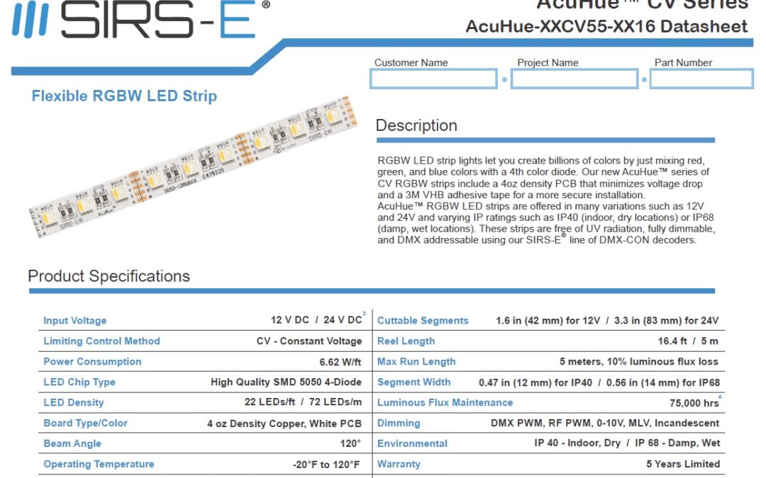 Understanding LED Strips Datasheets & Photometric Parameters