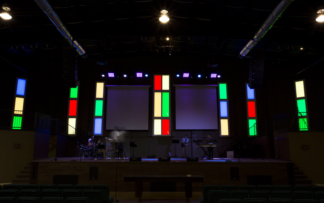 Christian Family Center – LED Pixel Stained Glass