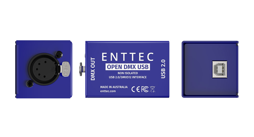 Open DMX USB Port View