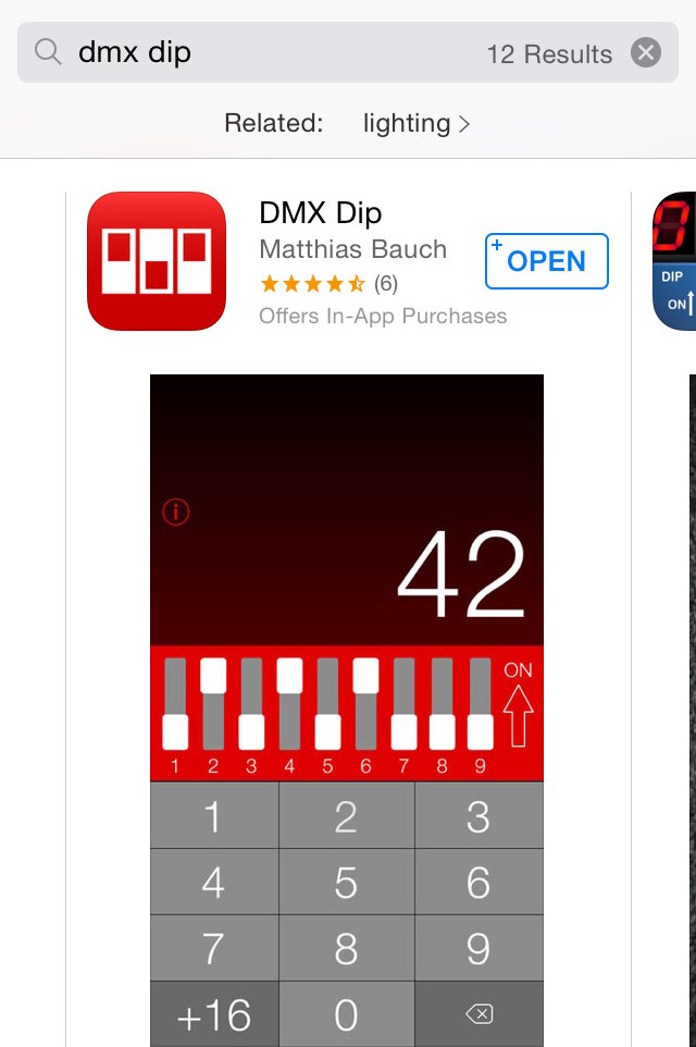 dip switch calculator dmx