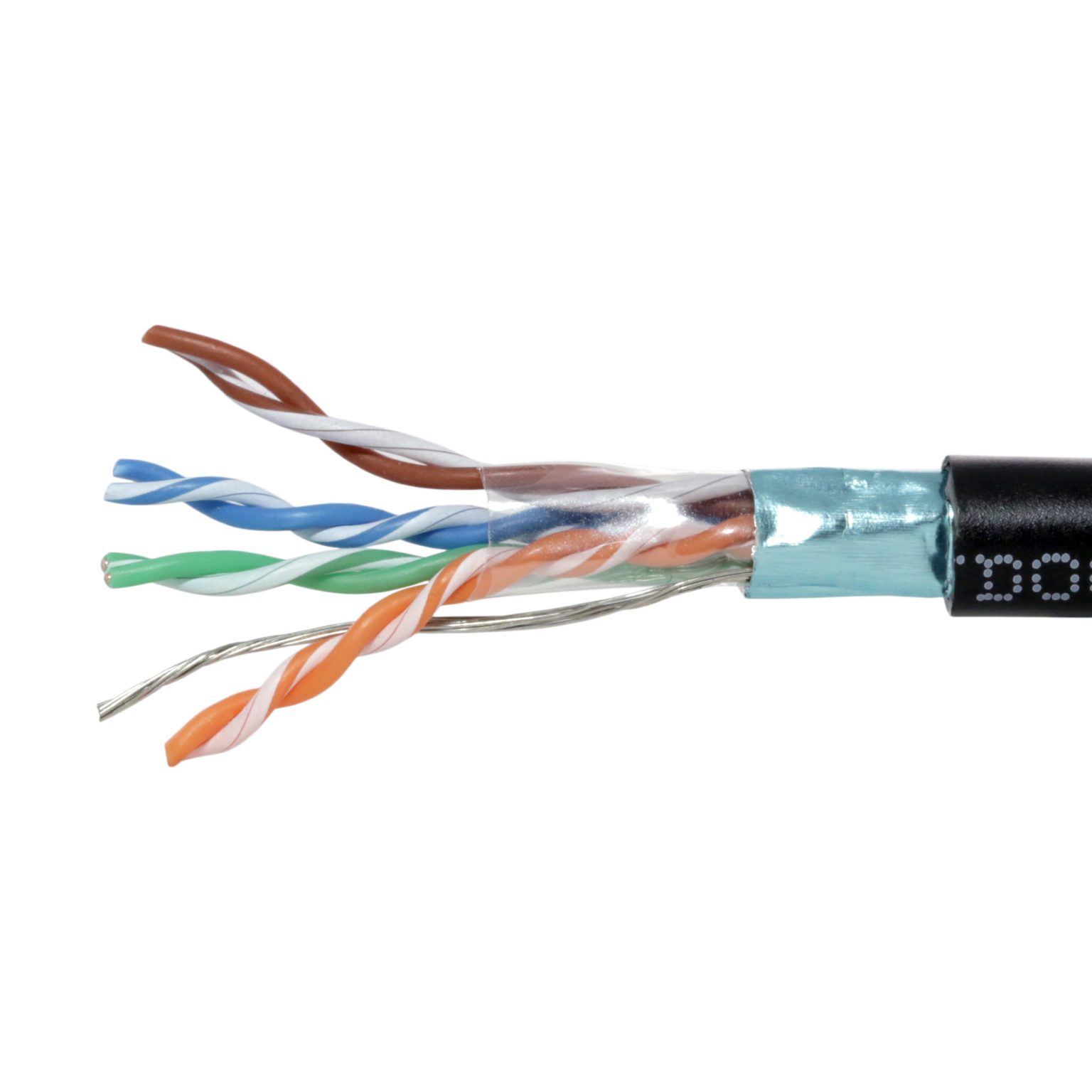 4 Pair 24AWG CAT5E Shielded Industrial Ethernet Cable - SIRS ...