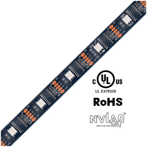 Direct DMX RGB UL LED Strip Pixel-by-Pixel Control 2.0