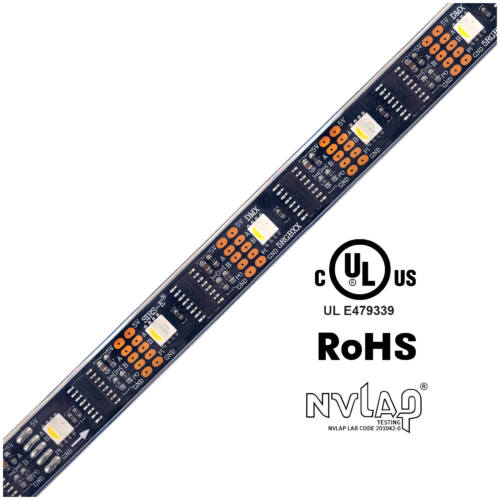 Direct DMX RGBW UL LED Strip Pixel by Pixel Control 2.0