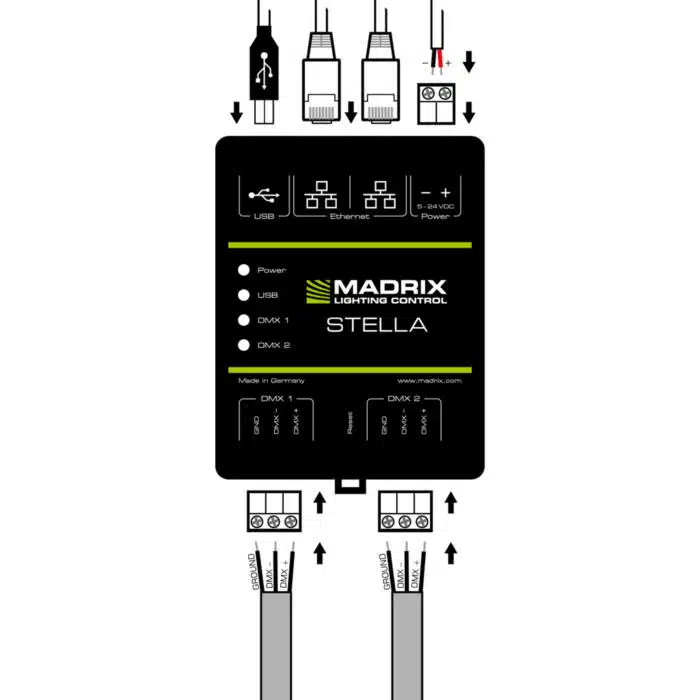 MADRIX STELLA Connectivity