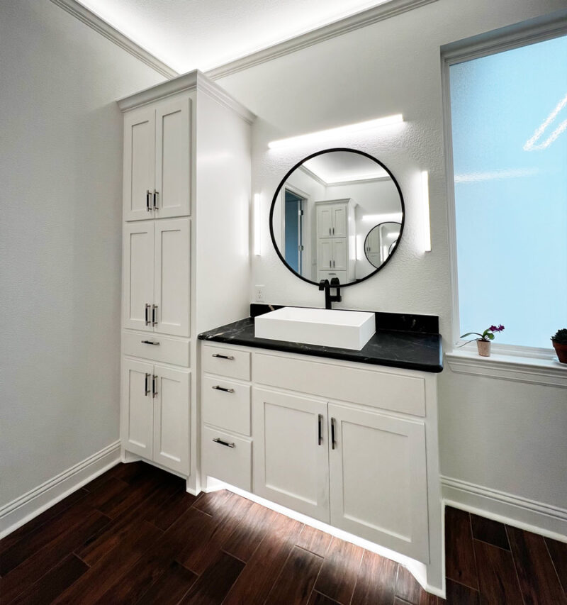 Image showcasing Residential Bathroom LED Lighting Application