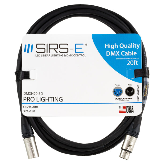 DMX 5 Pin XLR Neutrik Cable