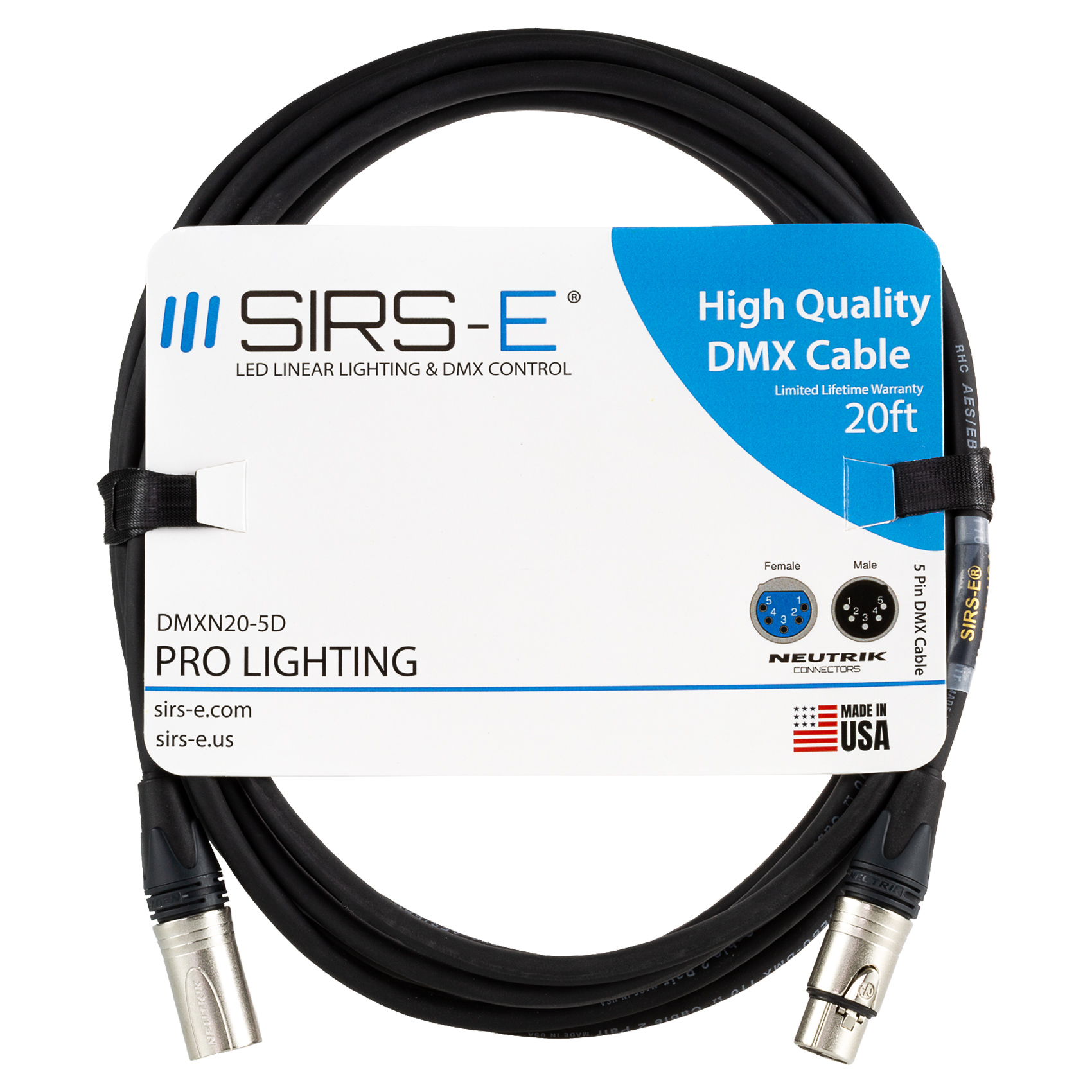 Single Pair DMX Cable - Link