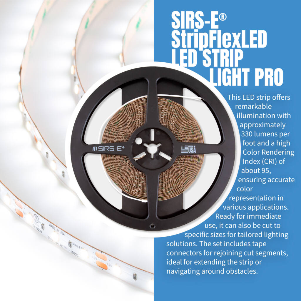 StripFlexLED™ White LED Strip Lights Pro by SIRS-E®