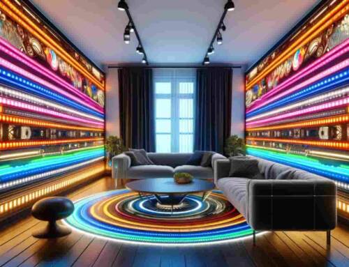 Programmable effects of LED strip lights