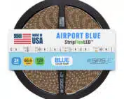 24V 65ft 120 StripFlexLED Airport Blue