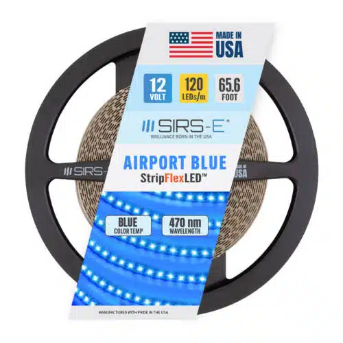 SIRS-E® StripFlexLED™ Airport Blue 12V 65ft