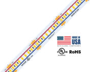 Made in USA AlphaSpec™ White 240 LED Tape 8 LEDs Per Meter