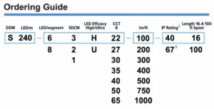 Ordering Guide AlphaSpec™ White 240