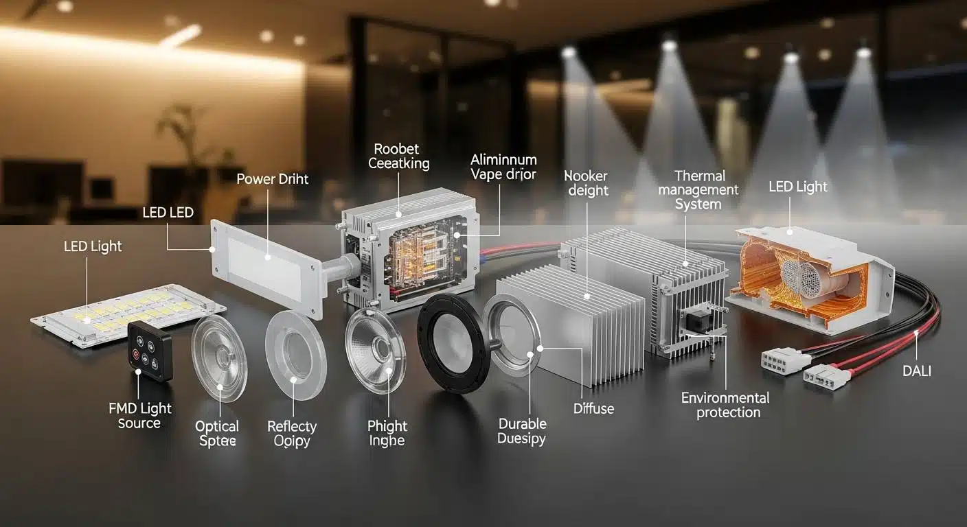 Components of a Commercial LED Lighting System