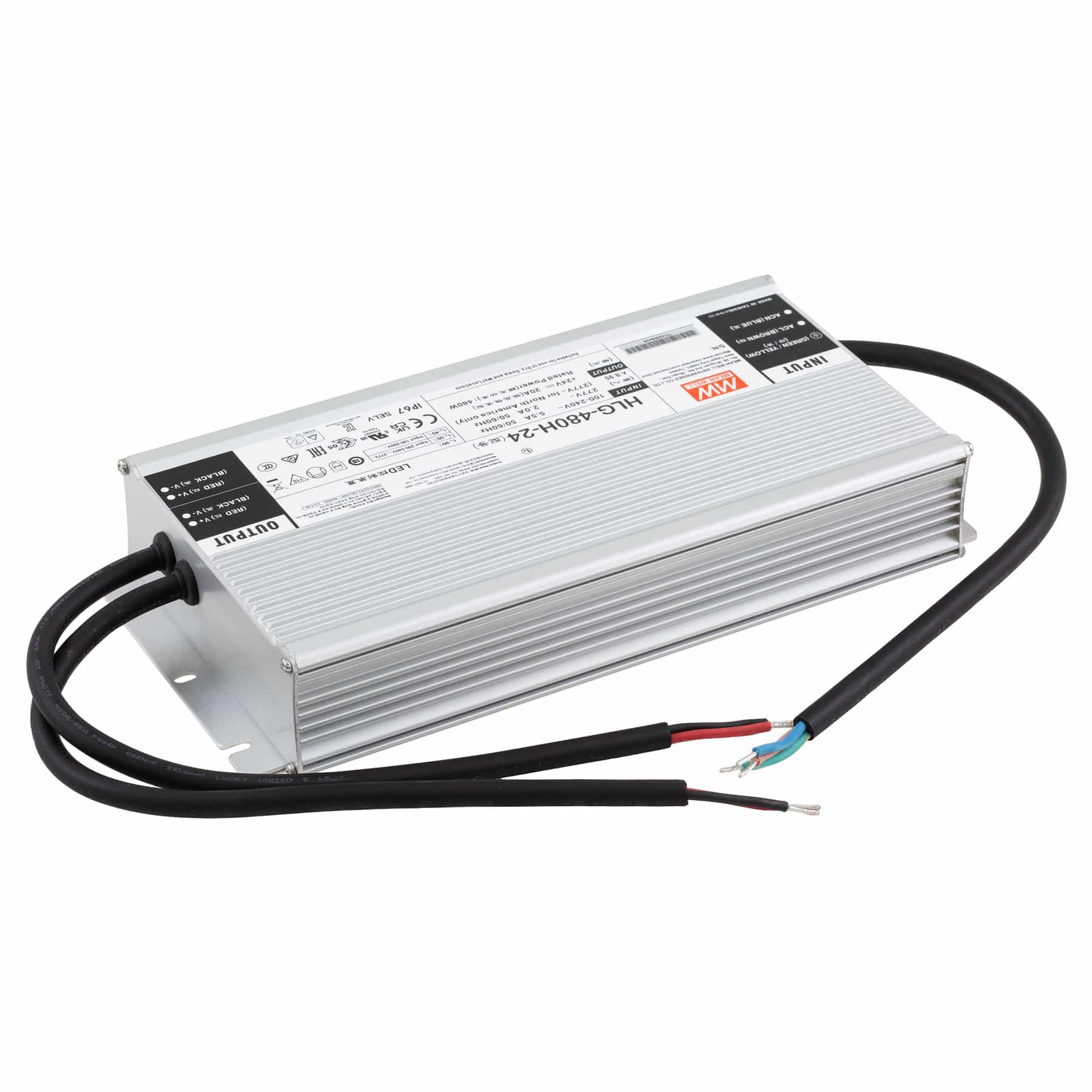 Mean Well HLG-480H 480W Constant Voltage + Constant Current LED Driver