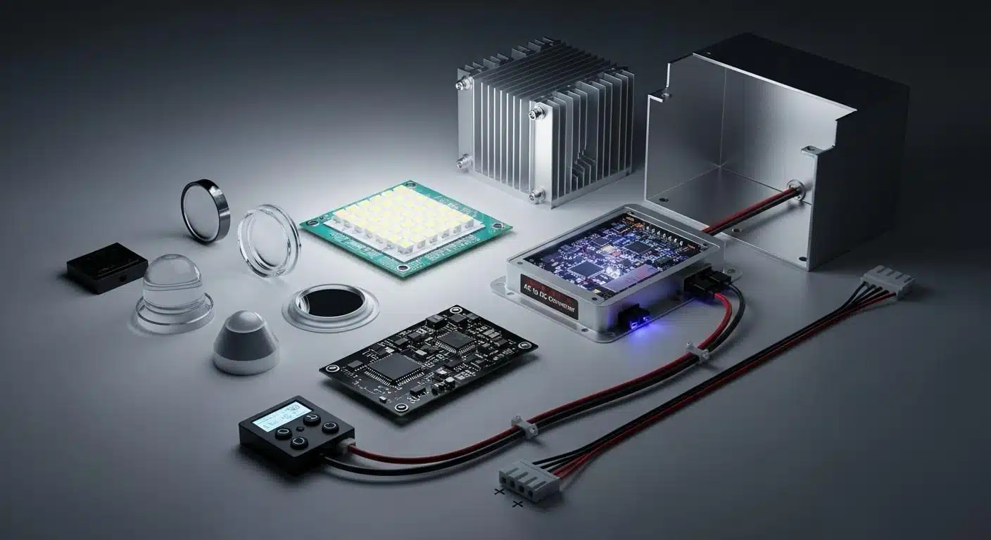 What Are the Key Components of a Commercial LED Lighting System