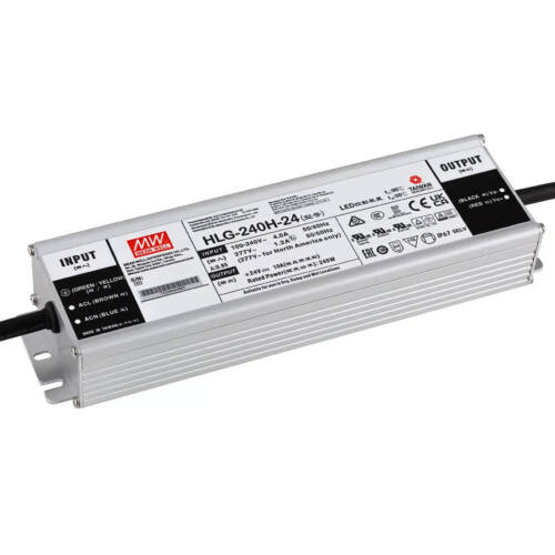 Mean Well HLG-240H-24 240W 24V LED Driver - 1