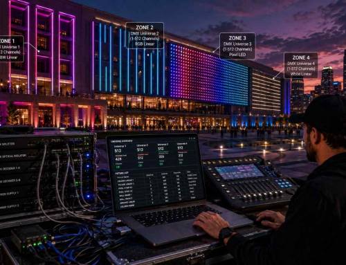 How to Select the Right DMX Universe Size for Large LED Projects