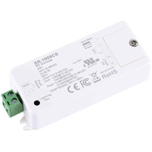 SIRS-E® Universal RF Receiver 1 Channel for Single Color LEDs