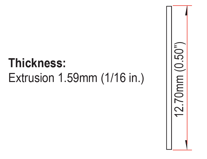SE-FB12-6F Extrusion Dimensions